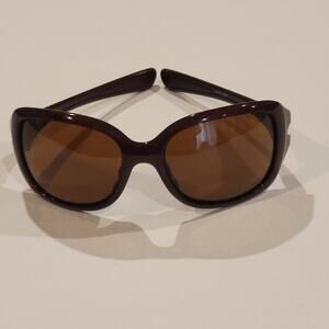 OAKLEY Necessity Burgundy Oversized OO9122-04 60-18-125 Sunglasses